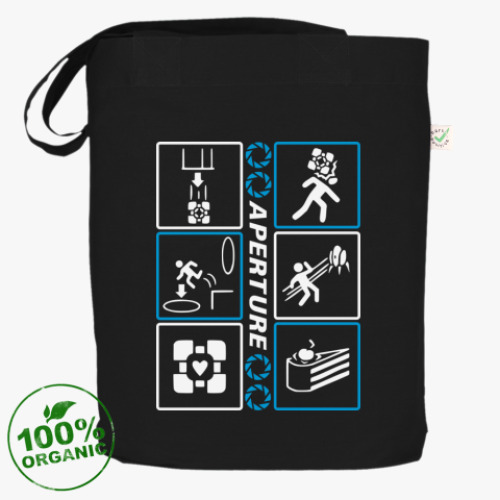 Сумка шоппер с принтом 'Apreture'