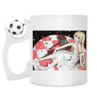 Кружка с футбольным мячиком