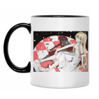 Кружка двухцветная