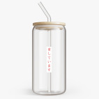 Банка с бамбуковой крышкой