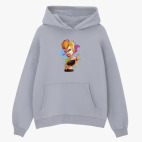 Толстовка худи оверсайз