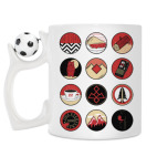 Кружка с футбольным мячиком