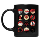 Кружка цветная UV-DTF