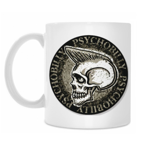 Кружка с принтом PSYCHOBILLY