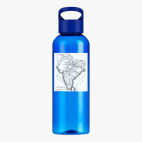 Прозрачная спортивная бутылка