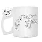 Кружка с футбольным мячиком