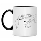 Кружка двухцветная