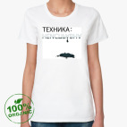 Женская футболка органик