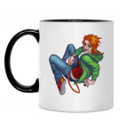 Кружка двухцветная