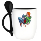 Кружка с ложкой