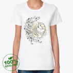 Женская футболка органик