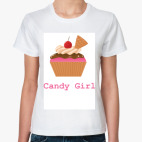 Классическая женская футболка Candy Girl