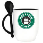 Кружка с ложкой