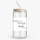 Банка с бамбуковой крышкой