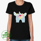 Женская футболка органик