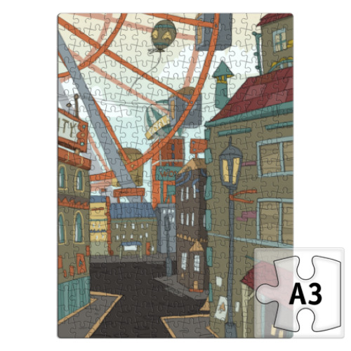 Пазл с принтом 'Ройленд'