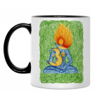 Кружка двухцветная