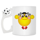 Кружка с футбольным мячиком