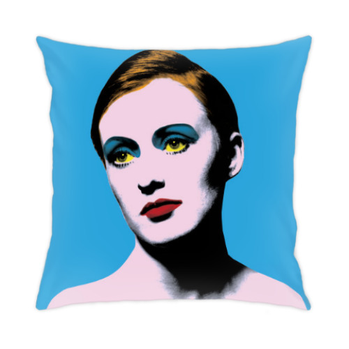 Подушка с принтом Cold Girl