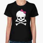 Череп с бантиком