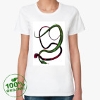 Женская футболка органик