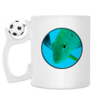 Кружка с футбольным мячиком