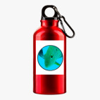 Металлическая бутылка 400 мл UV-DTF