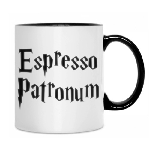 Кружка с принтом Espresso Patronum