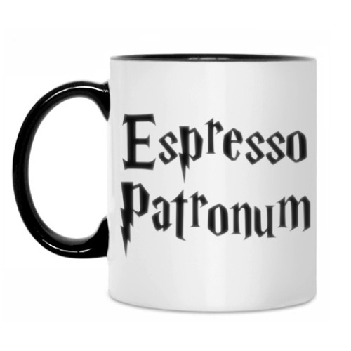 Кружка с принтом Espresso Patronum
