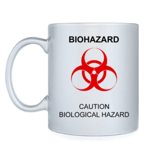Кружка с принтом Biohazard