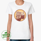 Женская футболка органик