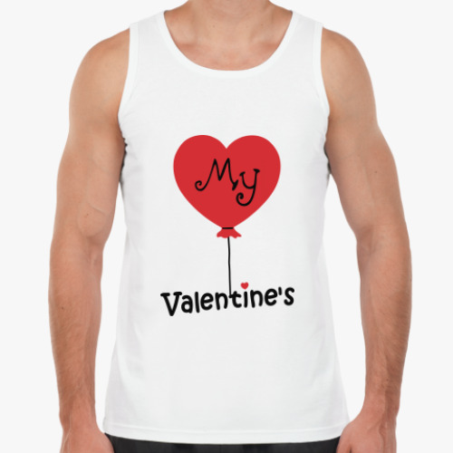 Майка с принтом My Valentine's