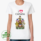 Женская футболка органик