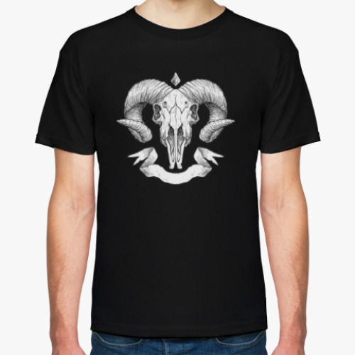 Футболка с принтом Череп