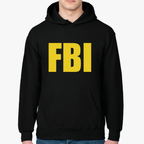 Толстовка худи с принтом FBI