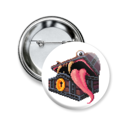 Значок 50мм с принтом Мимик