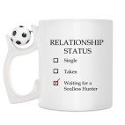 Кружка с футбольным мячиком