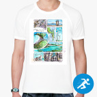 Мужская спортивная футболка