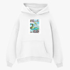 Толстовка худи оверсайз