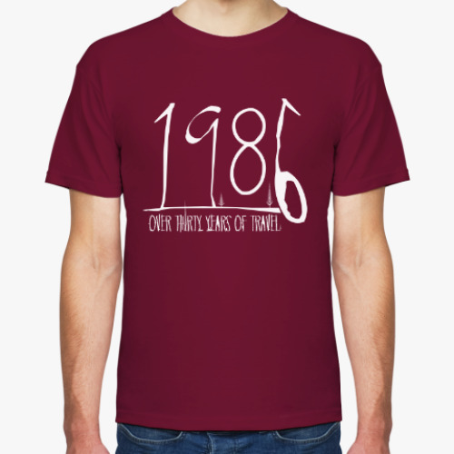 Футболка с принтом 1986