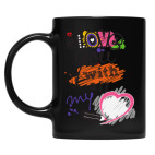 Кружка цветная UV-DTF