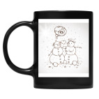 Кружка цветная UV-DTF