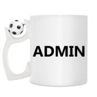 Кружка с футбольным мячиком