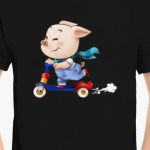 Хрюндель на самокате