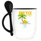 Кружка с ложкой