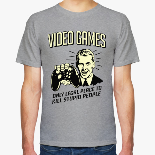 Футболка с принтом Video Games