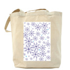 Холщовая сумка шоппер звездный узор