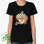 Женская футболка органик