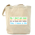 Нет, я не ем мясо