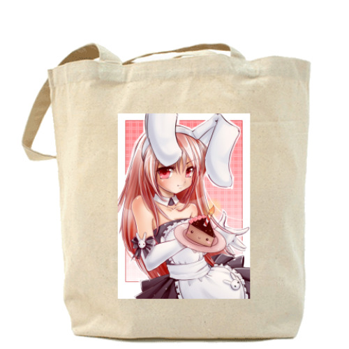 Сумка шоппер с принтом  Maid